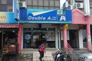 Kedai print di Chaah, Malaysia